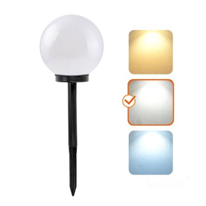 Ηλιακή λάμπα LED SPHERE 1,2V 4000K IP44 200 mAh Ø 20 cm