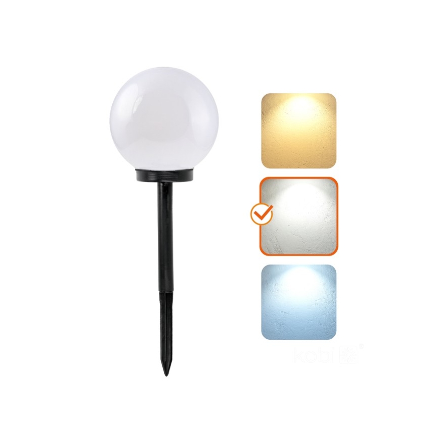 Ηλιακή λάμπα LED SPHERE 1,2V 4000K IP44 200 mAh Ø 20 cm