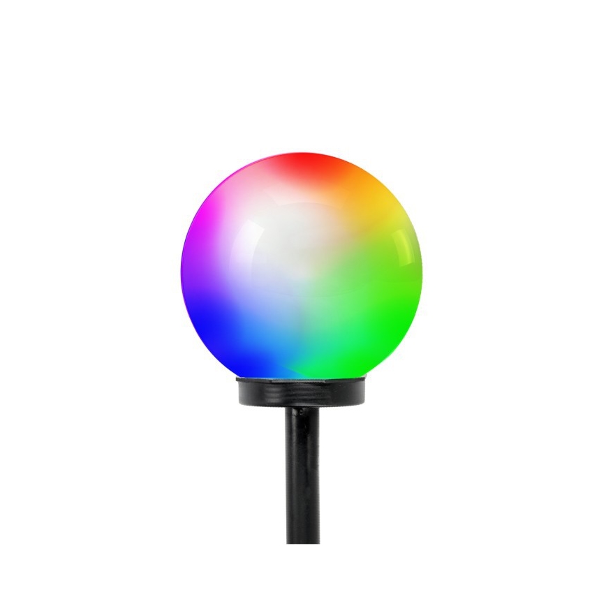 Ηλιακή λάμπα RGB LED SPHERE LED/1,2V IP44 200 mAh διάμ. 20 εκ.