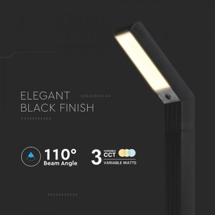 Ηλιακή LED λάμπα 2 σε 1 LED/1,5W/3,7V IP65 1500 mAh