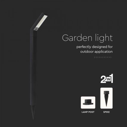 Ηλιακή LED λάμπα 2 σε 1 LED/1,5W/3,7V IP65 1500 mAh