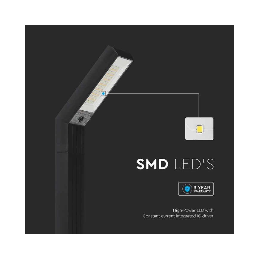Ηλιακή LED λάμπα 2 σε 1 LED/1,5W/3,7V IP65 1500 mAh