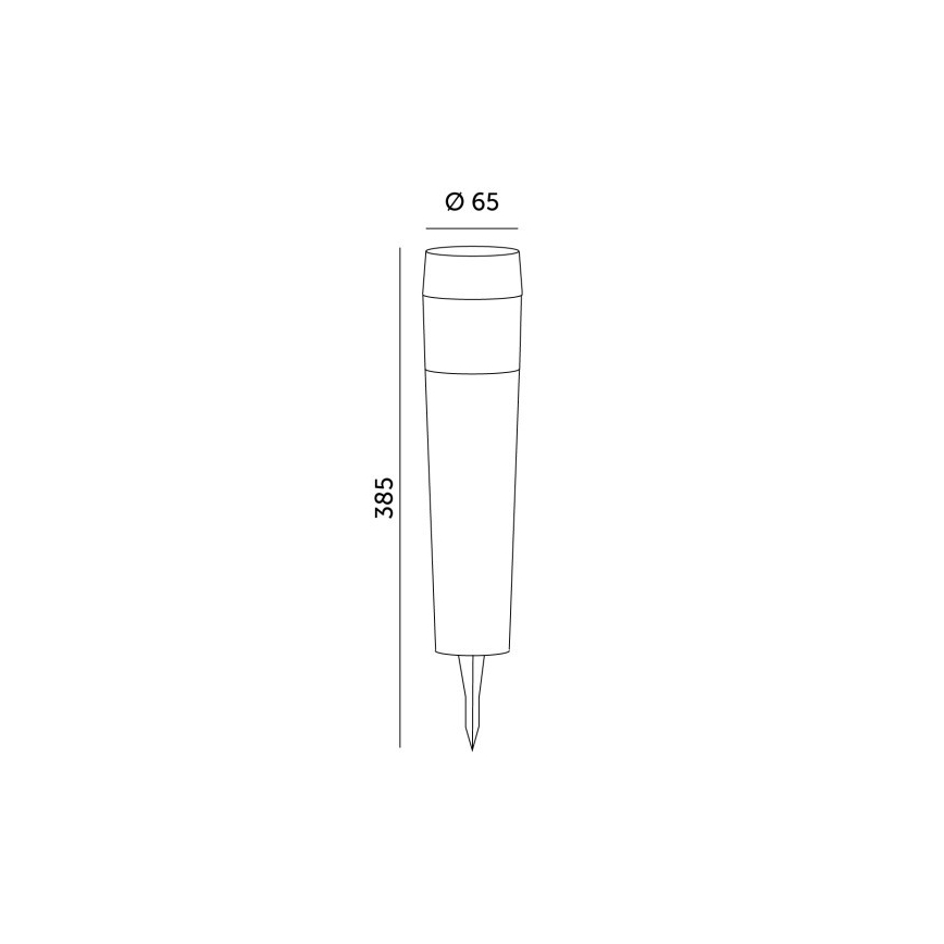 Ηλιακή LED λάμπα AURORA LED/1xAAA 4000K IP44 100 mAh