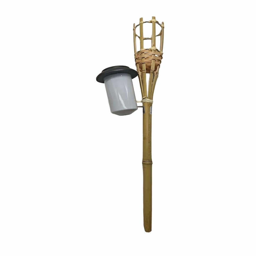 Ηλιακή LED λάμπα BAMBOO LED/1,2V 150 mAh 1800K 56 cm IP44 μπεζ