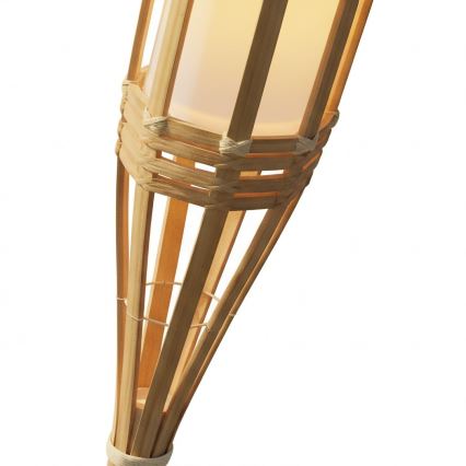 Ηλιακή LED λάμπα BAMBOO LED/1,2V 150 mAh 1800K 56 cm IP44 μπεζ