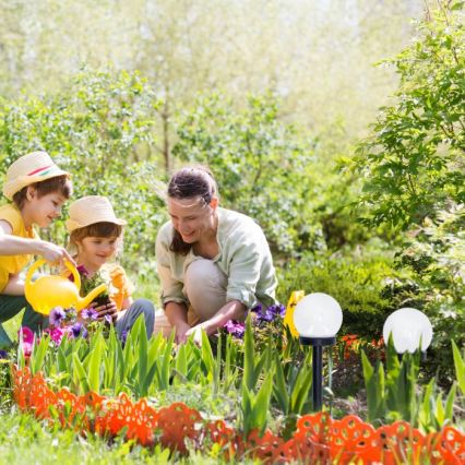 Ηλιακή LED λάμπα SPHERE LED/1,2V 4000K IP44 40 mAh διάμ. 10 cm