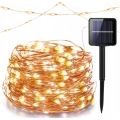 Ηλιακή διακοσμητική γιρλάντα LED 200xLED/1,2V 800 mAh 12 m IP44 μαύρη