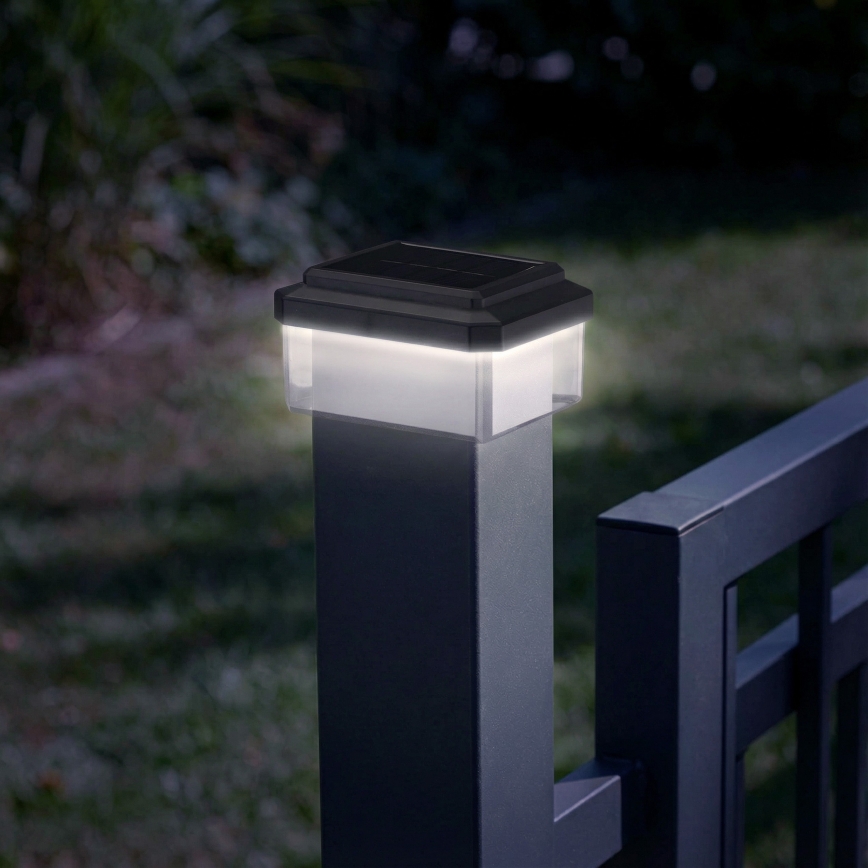 Ηλιακό φωτιστικό LED ELVO LED/4,5W/1,2V 300 mAh IP44 μαύρο