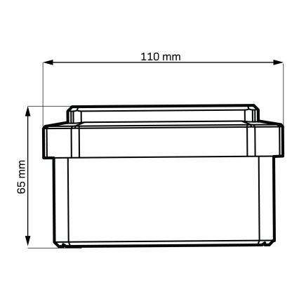 Ηλιακό φωτιστικό LED ELVO LED/4,5W/1,2V 300 mAh IP44 μαύρο
