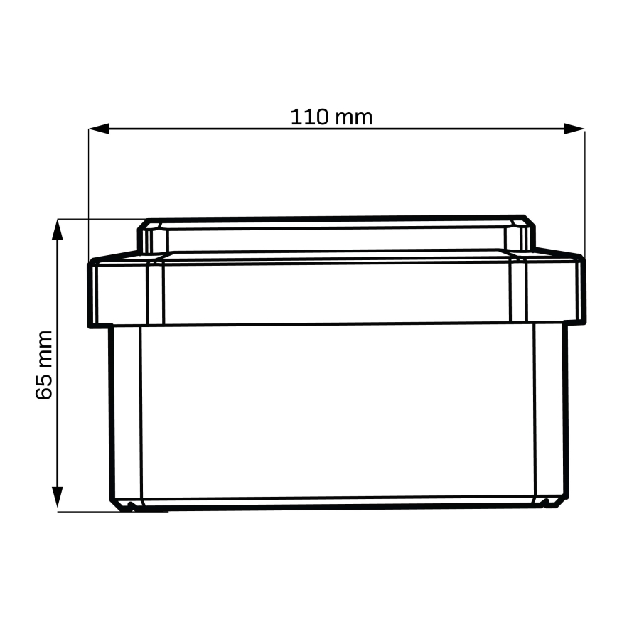 Ηλιακό φωτιστικό LED ELVO LED/4,5W/1,2V 300 mAh IP44 μαύρο
