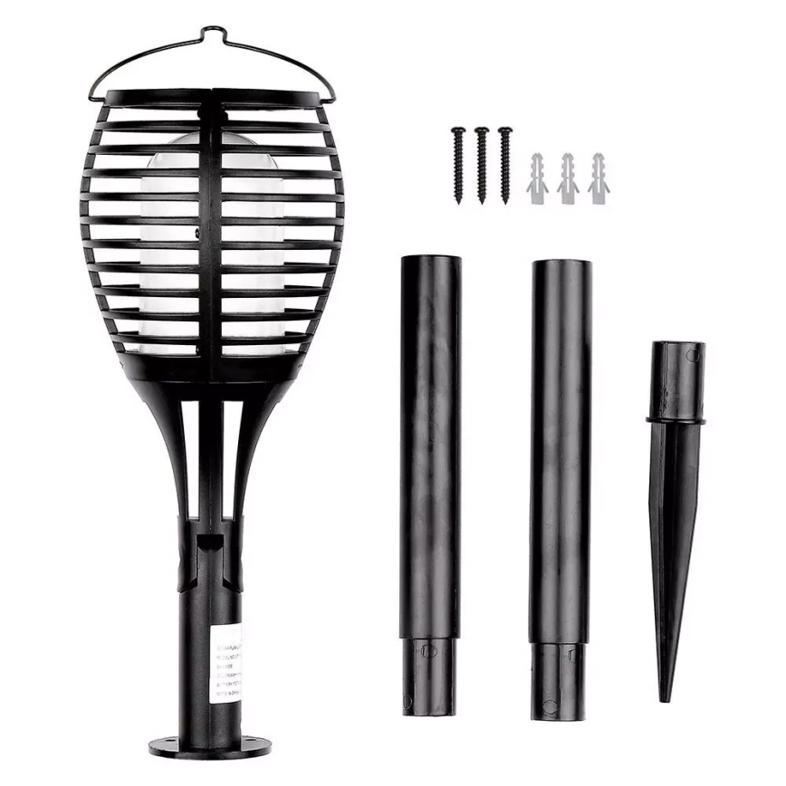 Ηλιακό φωτιστικό LED FLAME 4 σε 1 LED/0,45W/3,7V IP44 500 mAh