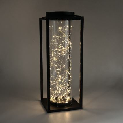 Ηλιακό φωτιστικό LED GLAMOUR LED/1,2V 600 mAh IP44 μαύρο