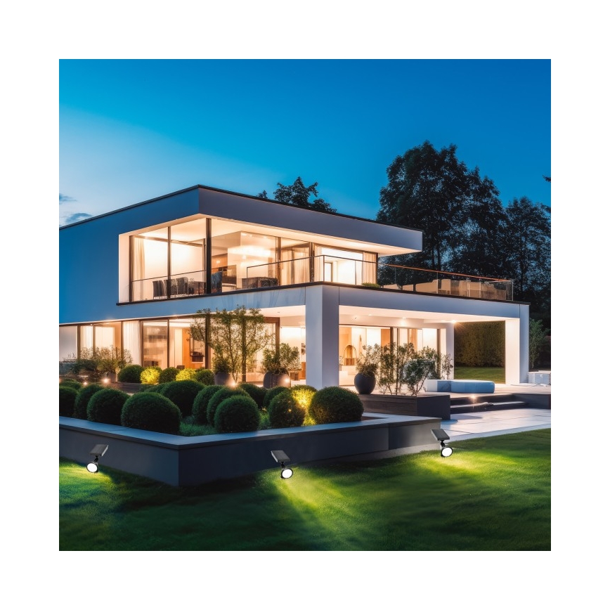 Ηλιακό φωτιστικό LED LANCE LED/3,7V 6000K IP44 1500 mAh