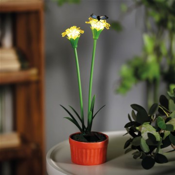 Ηλιακό φωτιστικό LED LED/1,2V 200 mAh IP44 λουλούδι