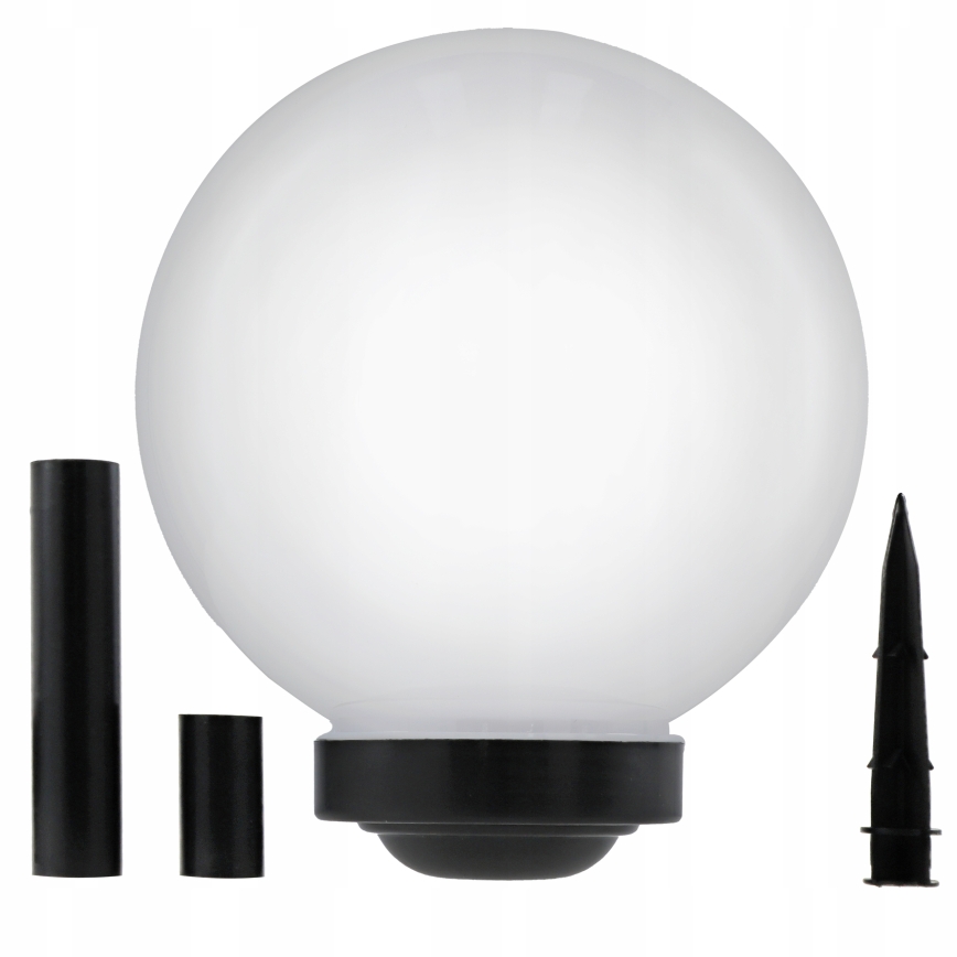 Ηλιακό φωτιστικό LED LED/1,2V 6500K 200 mAh Ø 30 cm IP44 λευκό/μαύρο