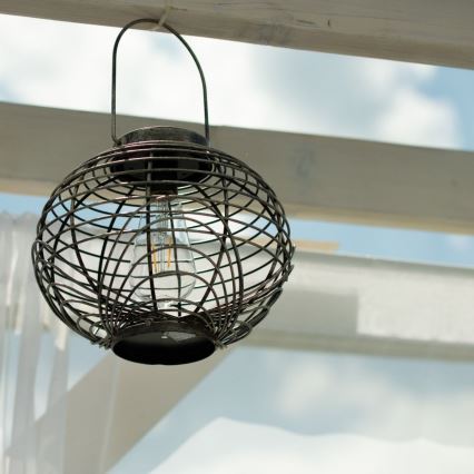 Ηλιακό φωτιστικό LED LUISA 1xE27/1,2V 600 mAh IP44