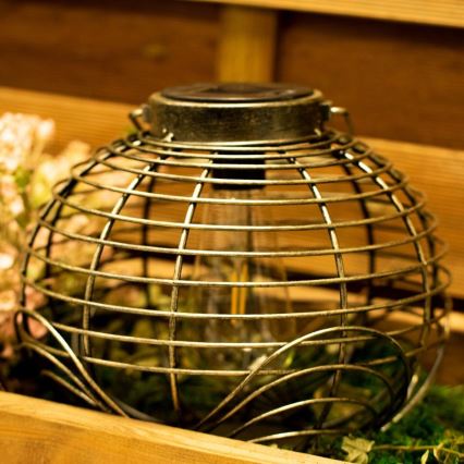 Ηλιακό φωτιστικό LED LUISA 1xE27/1,2V 600 mAh IP44