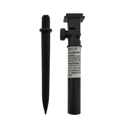 Ηλιακό φωτιστικό LED RGB, 10xLED/1,2V, 300 mAh, IP44, μαύρο