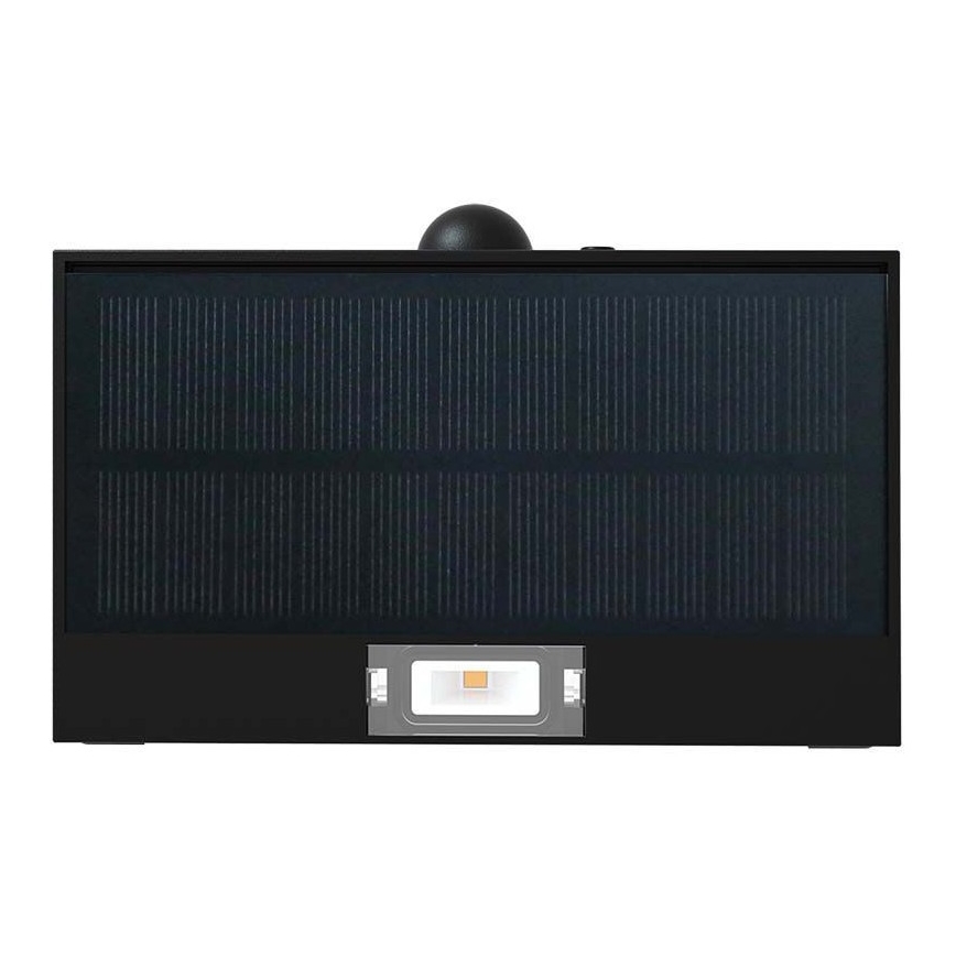 Ηλιακό φωτιστικό τοίχου LED με αισθητήρα LED/3W/3,7V 3000K/4000K IP65 1200 mAh μαύρο