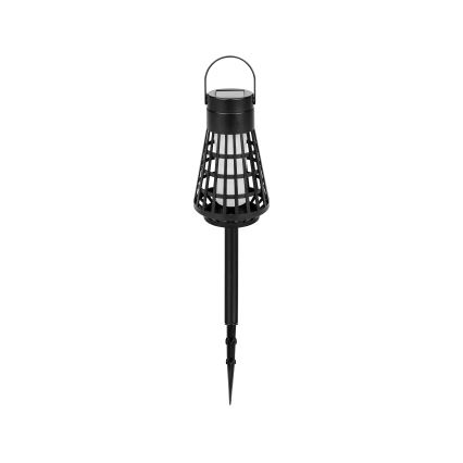 Ηλιακό φωτιστικό με αισθητήρα 2 σε 1 LED/1W/3,7V IP54 300 mAh μαύρο