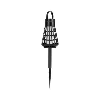 Ηλιακό φωτιστικό με αισθητήρα 2 σε 1 LED/1W/3,7V IP54 300 mAh μαύρο