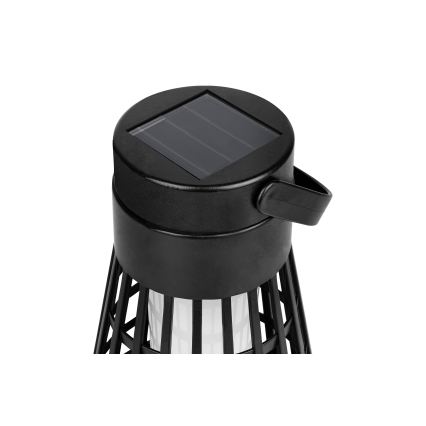 Ηλιακό φωτιστικό με αισθητήρα 2 σε 1 LED/1W/3,7V IP54 300 mAh μαύρο