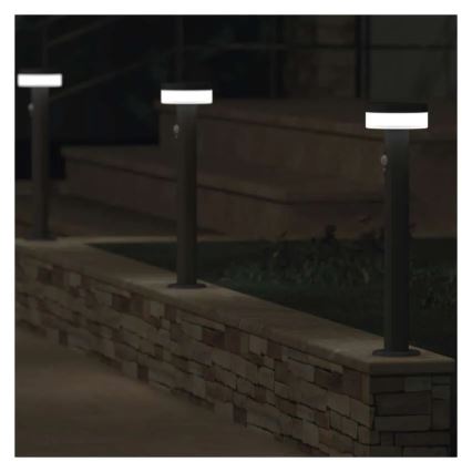 Ηλιακός λαμπτήρας LED με αισθητήρα LED/2W/3,7V 1200 mAh IP44 50 εκ.