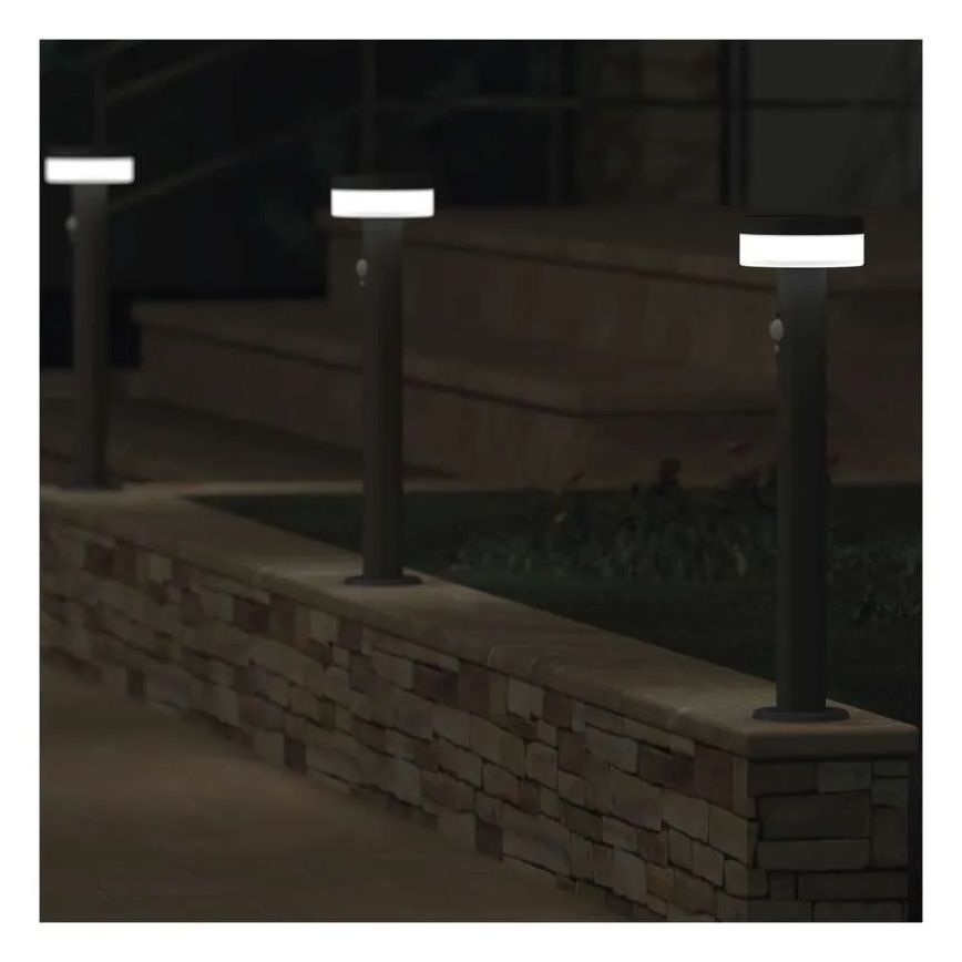 Ηλιακός λαμπτήρας LED με αισθητήρα LED/2W/3,7V 1200 mAh IP44 50 εκ.