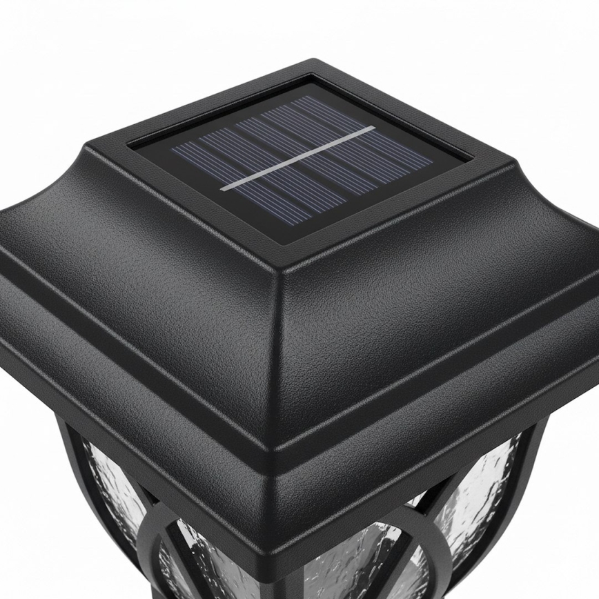 Ηλιακό LED φωτιστικό LAWN LED/1,2V 100 mAh 3000K 44 cm IP44 μαύρο