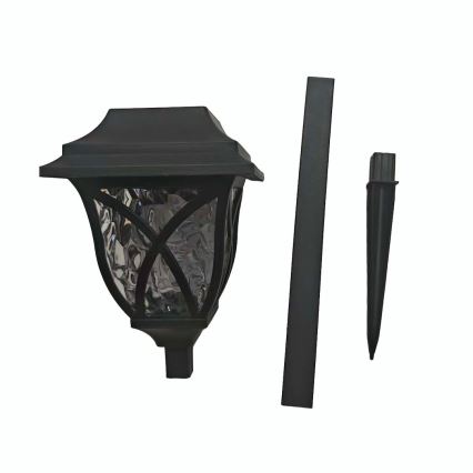 Ηλιακό LED φωτιστικό LAWN LED/1,2V 100 mAh 3000K 44 cm IP44 μαύρο