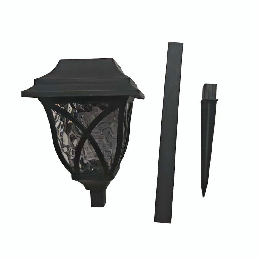 Ηλιακό LED φωτιστικό LAWN LED/1,2V 100 mAh 3000K 44 cm IP44 μαύρο