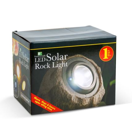 Ηλιακό LED φωτιστικό LED/1,2V 1000 mAh IP44 πέτρα