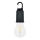 Ηλιακό επαναφορτιζόμενο φορητό LED φανάρι LUMINA LUMO LED/USB 300 mAh μαύρο