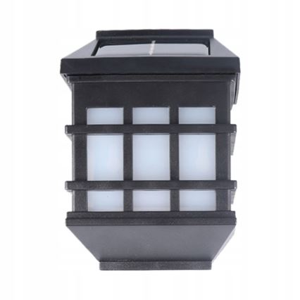 Ηλιακό επιτοίχιο φωτιστικό LED με αισθητήρα λυκόφωτος, LED/1,2V 600 mAh IP44