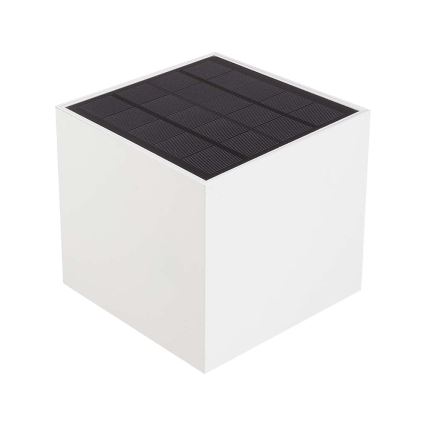 Ηλιακό επιτοίχιο φωτιστικό LED με αισθητήρα LED/9W/5V 3000/4000/5000K IP65 2600 mAh λευκό