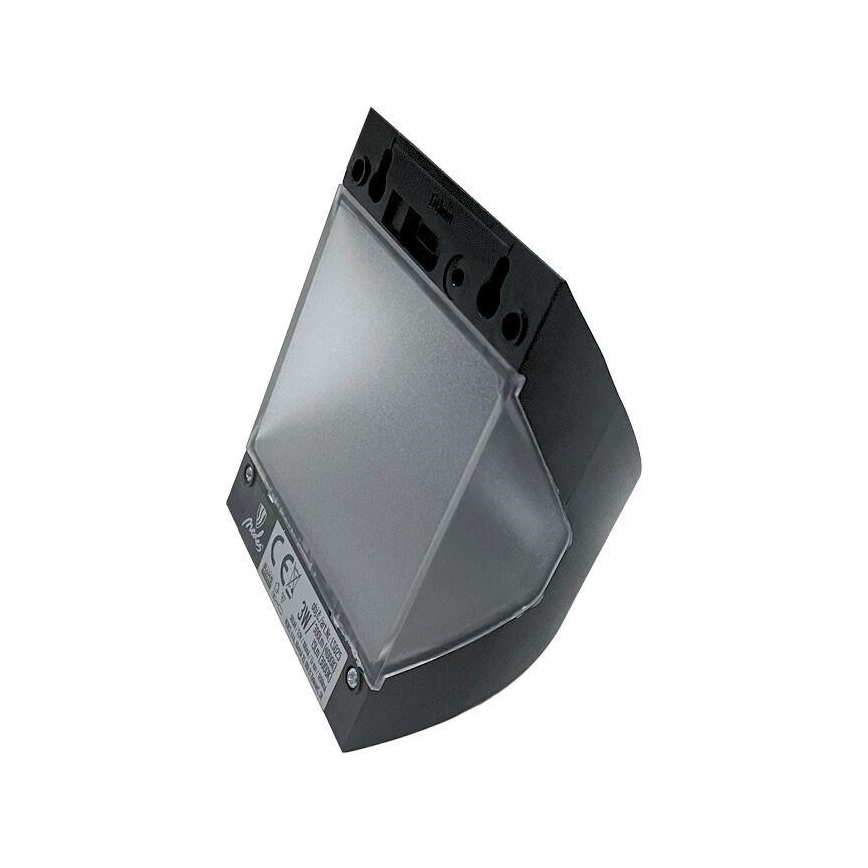 LED ηλιακό επιτοίχιο φωτιστικό με αισθητήρα LED/3W/3,7V 3000/4000K 1200 mAh IP54 μαύρο