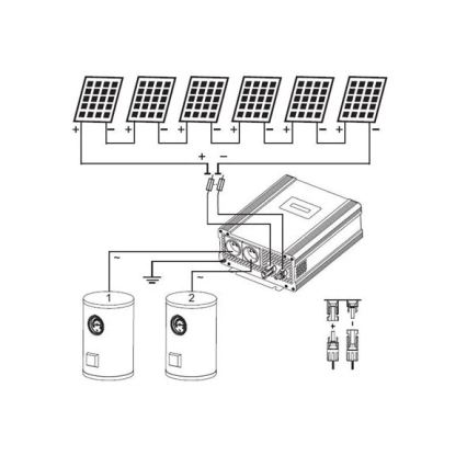 Ηλιακός αντιστροπέας για θέρμανση νερού ECO Solar Boost Evo MPPT-4000 4kW PRO