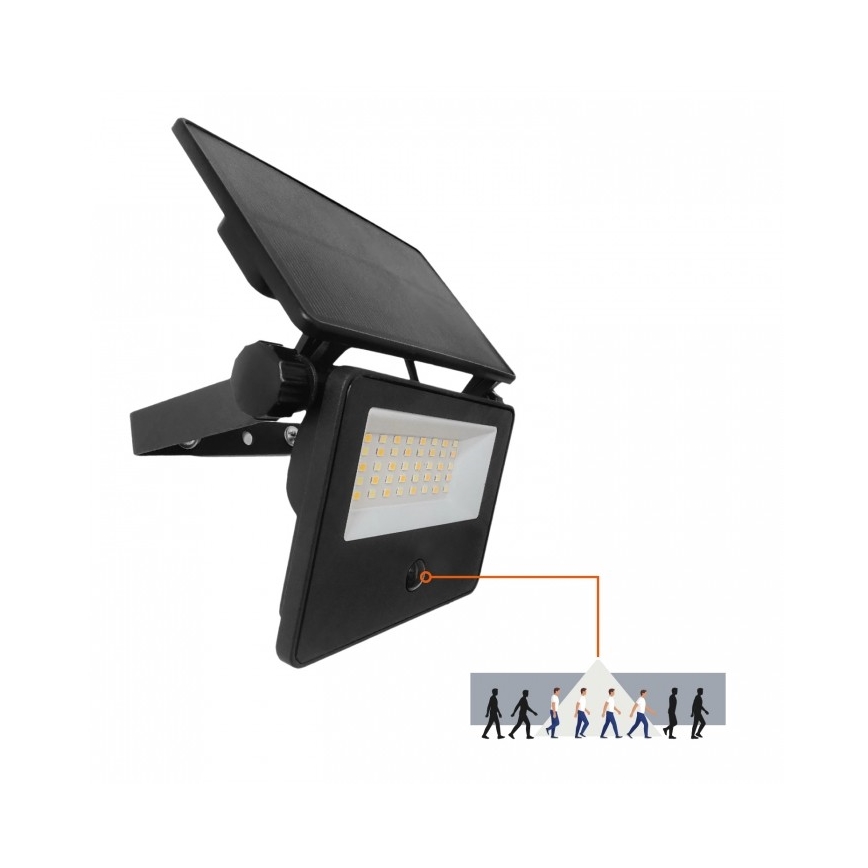 LED ηλιακός προβολέας με αισθητήρα NCS G2 LED/20W/3,7V 3000/4000/6500K IP54 2600 mAh