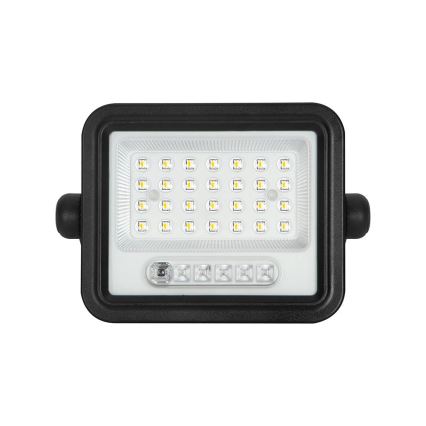 Ρυθμιζόμενος ηλιακός προβολέας LED/50W/3,2V 2000-8000K IP65 3800 mAh μαύρο + τηλεχειριστήριο