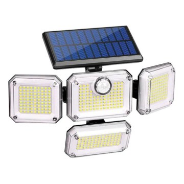 Ηλιακός προβολέας LED με αισθητήρα GLOW LED/2,5W/3,7V 6500K IP44 2400 mAh + τηλεχειριστήριο