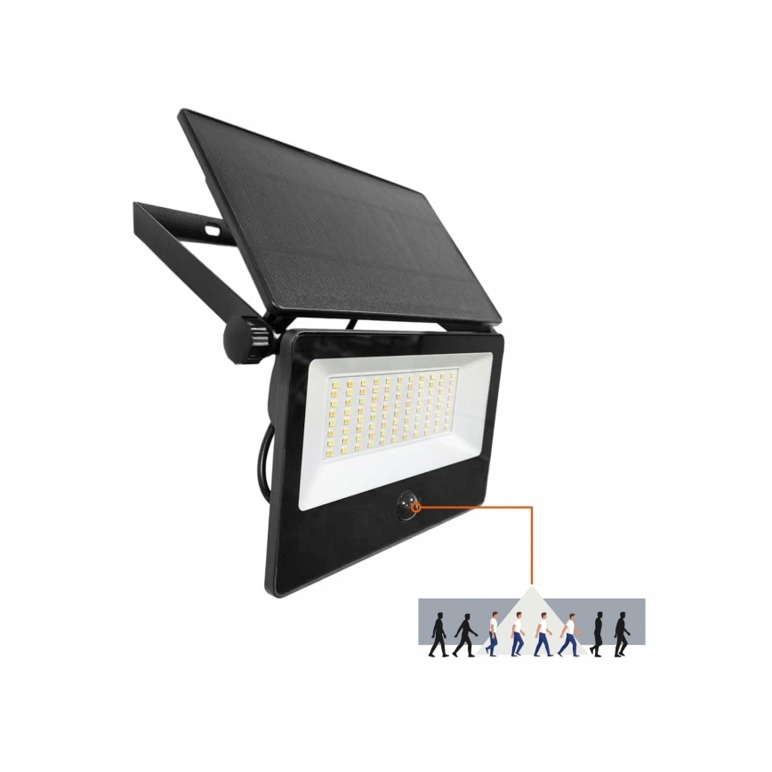 Ηλιακός προβολέας LED με αισθητήρα NCS G2 LED/30W/3,7V 3000/4000/6500K IP54 5200 mAh