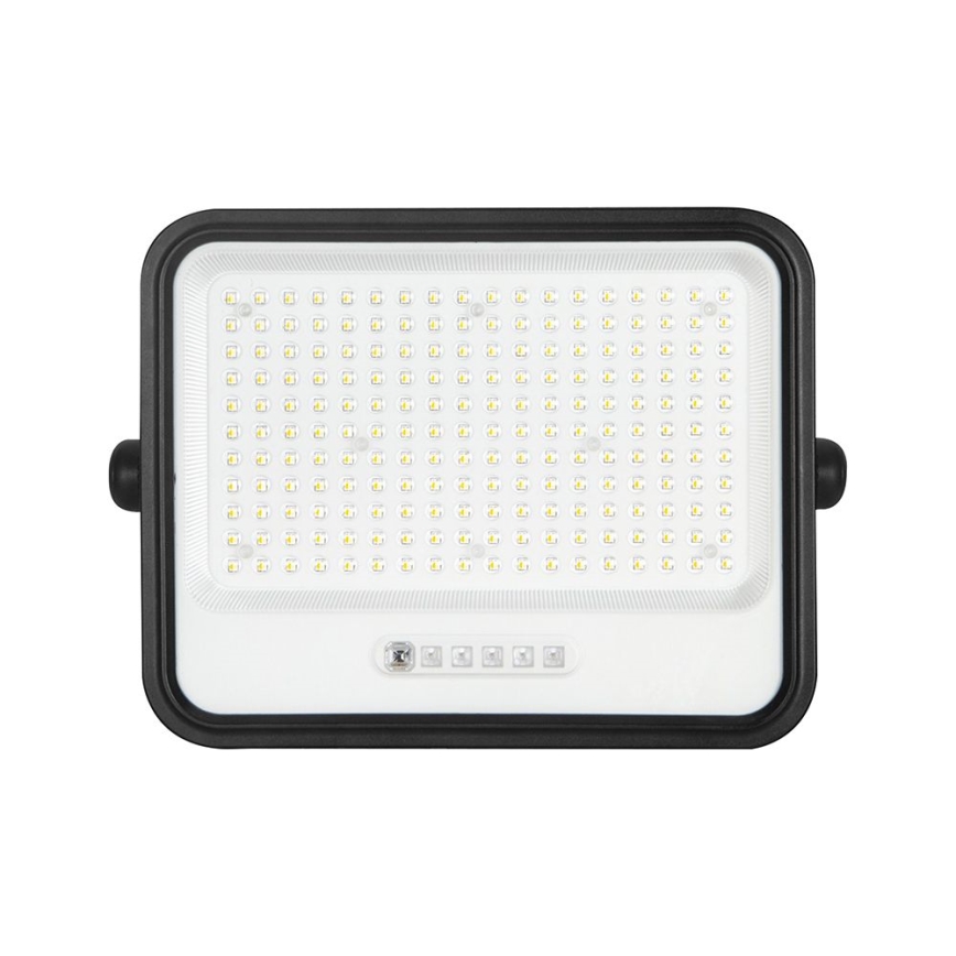 Ρυθμιζόμενος ηλιακός προβολέας LED/400W/3,2V 2000-8000K IP65 20000 mAh μαύρος + τηλεχειριστήριο