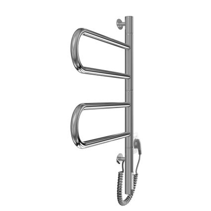 Ηλεκτρική περιστρεφόμενη κρεμάστρα για πετσέτες TRISTAR 75W/230V 62,5x44,5 cm IP44 ανοξείδωτο ατσάλι/γυαλισμένο χρώμιο