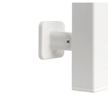 Ηλεκτρική πετσετοκρεμάστρα με θερμοστάτη SILOUETTE 187W/230V 120,6 εκ. IP44 λευκή δεξιά γωνιακή