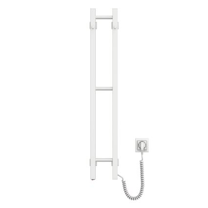 Ηλεκτρική πετσετοκρεμάστρα SILOUETTE 59W 101x16 cm λευκή δεξιά