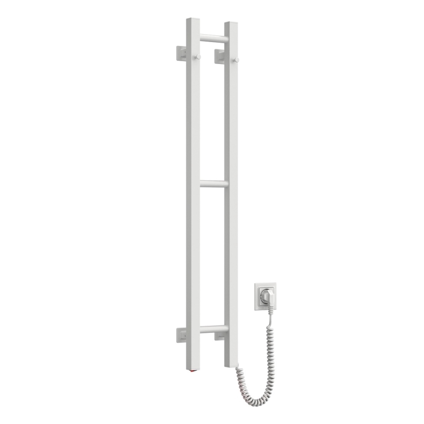 Ηλεκτρική πετσετοκρεμάστρα SILOUETTE 59W 101x16 cm λευκή δεξιά