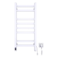 Ηλεκτρική πετσετοκρεμάστρα με θερμοστάτη AVANGARD 105W 80x36 cm λευκή δεξιά