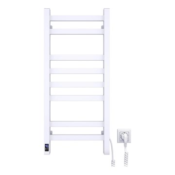 Ηλεκτρική πετσετοκρεμάστρα με θερμοστάτη AVANGARD 105W 80x36 cm λευκή δεξιά