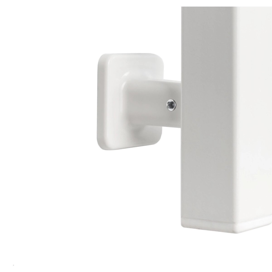 Ηλεκτρική πετσετοκρεμάστρα με θερμοστάτη SILOUETTE 70W 120x9 cm λευκή δεξιά