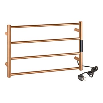 Ηλεκτρική θερμαινόμενη κρεμάστρα πετσετών 56x37 63W ανοξείδωτο/χάλκινο